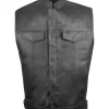mens-black-faux-leather-biker-vest