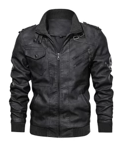mens-black-faux-leather-jacket-with-removable-hood
