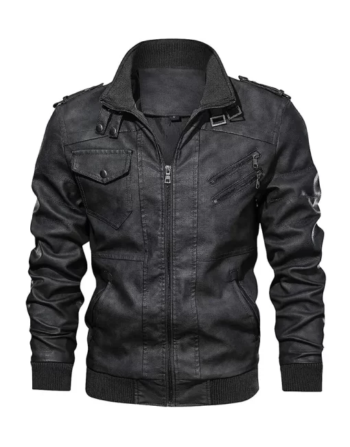 mens-black-faux-leather-jacket-with-removable-hood