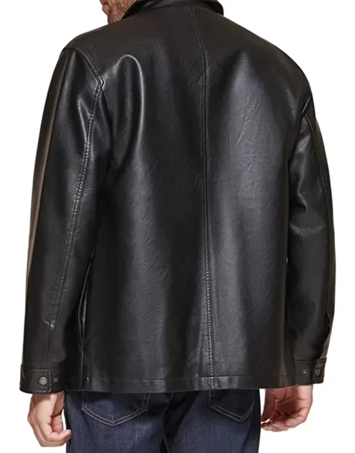 mens-black-faux-leather-oversized-shirt-jacket