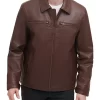 mens-brown-faux-leather-biker-jacket