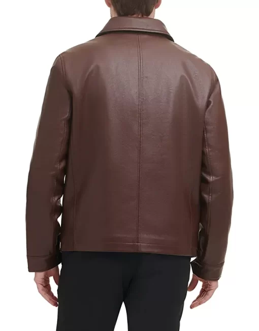 mens-brown-faux-leather-biker-jacket