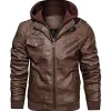 mens-brown-faux-leather-jacket-with-removable-hood