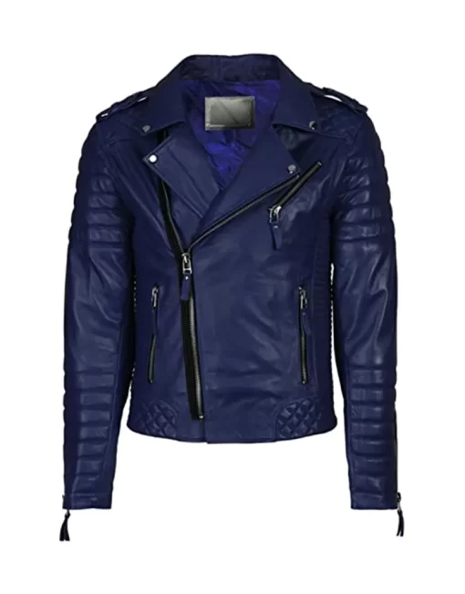 mens-dark-blue-biker-faux-leather-jacket