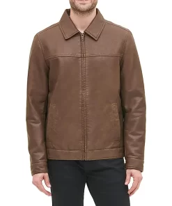 mens-faux-leather-lapel-jacket