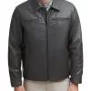 mens-grey-faux-leather-biker-jacket
