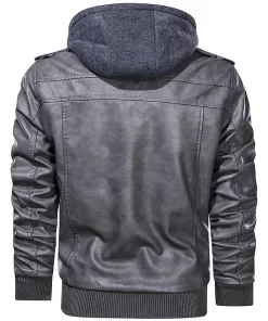 mens-grey-faux-leather-jacket-with-removable-hood