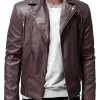 mens-long-sleeve-brown-faux-leather-jacket
