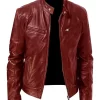 mens-long-sleeve-maroon-faux-leather-jacket