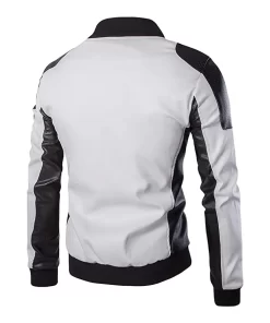 mens-slim-fit-white-faux-leather-bomber-jacket