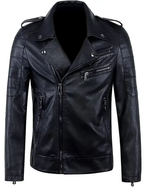 mens-vintage-asymmetric-zipper-black-faux-leather-jacket
