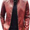 slim-fit-maroon-faux-leather-jacket-mens