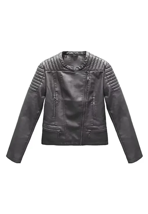 womens-grey-faux-leather-biker-jacket