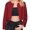 womens-open-front-burgundy-faux-leather-jacket