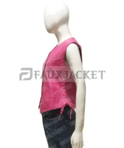 womens-pink-faux-leather-biker-vest