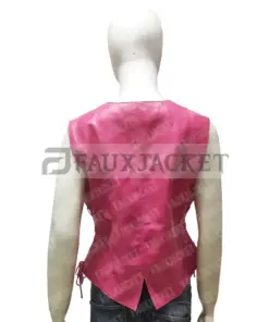 womens-pink-faux-leather-biker-vest