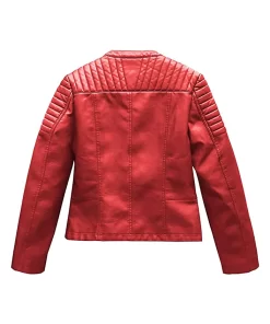 womens-red-faux-leather-biker-jacket