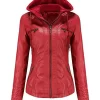 womens-red-faux-leather-jacket-with-removable-hood