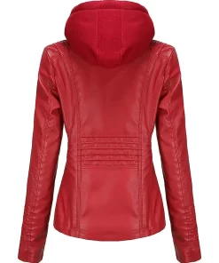 womens-red-faux-leather-jacket-with-removable-hood