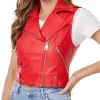 womens-red-faux-leather-moto-vest