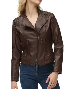 womens-string-quilted-shoulder-brown-faux-leather-jacket
