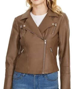 womens-vegan-chocolate-brown-faux-leather-jacket