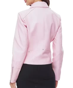 womens-vegan-pink-faux-leather-jacket