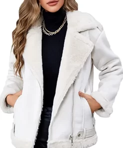 womens-white-faux-leather-shearling-jacket