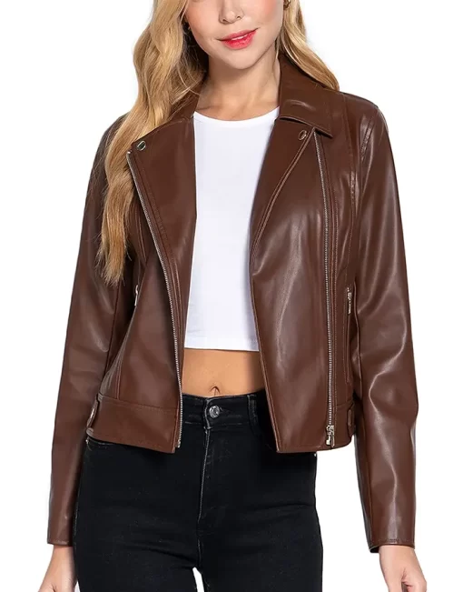 brown-faux-leather-biker-jacket-for-women