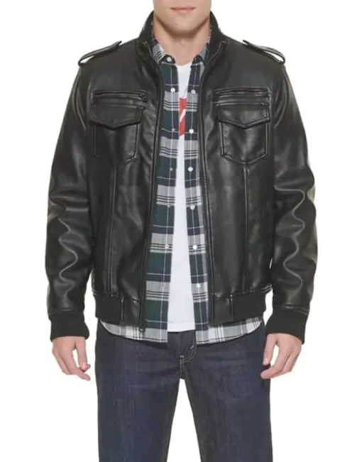 mens-aviator-black-faux-leather-sherpa-jacket