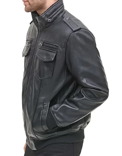 mens-aviator-black-faux-leather-sherpa-jacket
