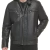 mens-black-faux-leather-moto-jacket-with-removable-hood