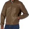 mens-brown-faux-leather-bomber-jacket