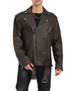 mens-brown-faux-leather-jacket