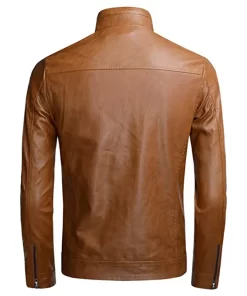 mens-casual-slim-fit-brown-faux-leather-jacket