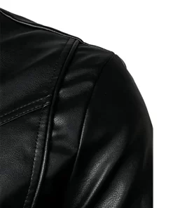 mens-fashionable-black-faux-leather-jacket