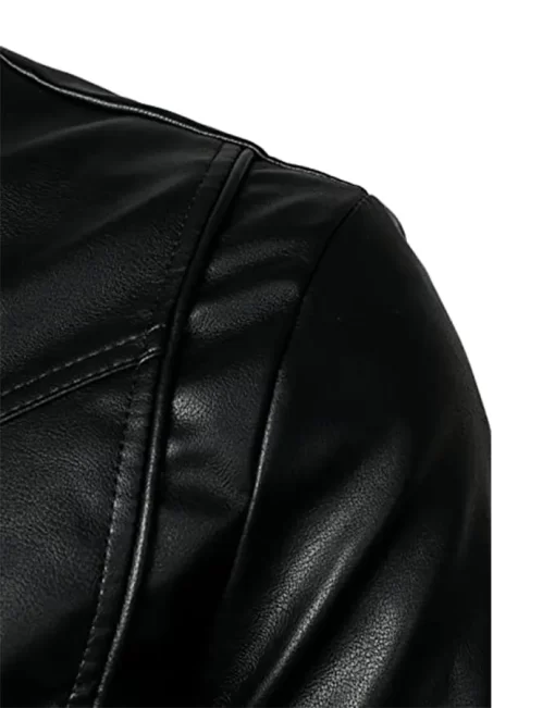 mens-fashionable-black-faux-leather-jacket