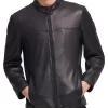 mens-modern-black-faux-leather-racer-jacket