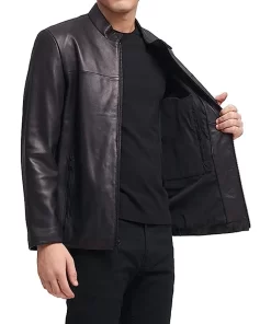 Men's Modern Black Faux Leather Racer Jacket 7 mens-modern-black-faux-leather-racer-jacket