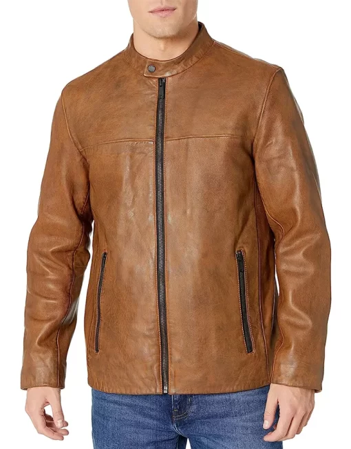 mens-modern-brown-faux-leather-racer-jacket