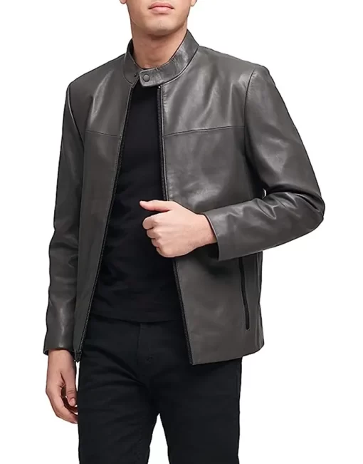 mens-modern-grey-faux-leather-racer-jacket