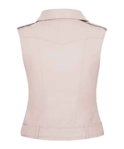 womens-biker-light-pink-faux-leather-vest