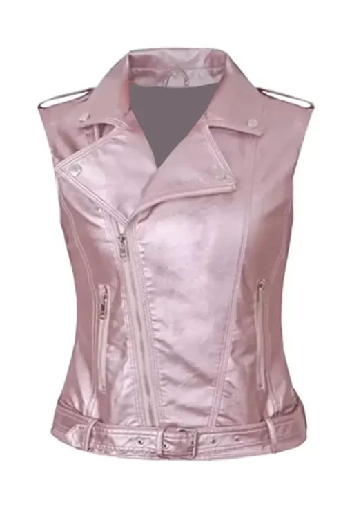 womens-biker-pink-faux-leather-vest