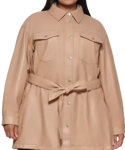 womens-biscotti-faux-leather-belted-shirt-jacket