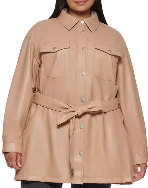 womens-biscotti-faux-leather-belted-shirt-jacket