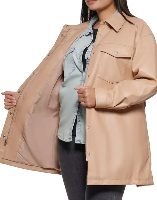 womens-biscotti-faux-leather-belted-shirt-jacket