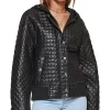 womens-black-faux-leather-box-quilted-jacket-with-hood
