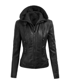 womens-black-faux-leather-motorcycle-jacket-with-removable-hood
