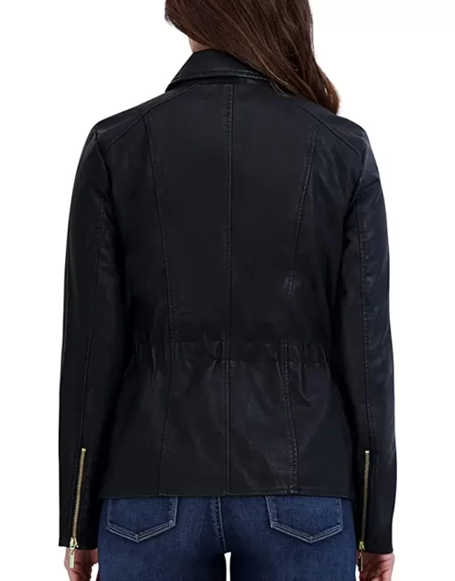 womens-black-faux-leather-shirt-collar-biker-jacket