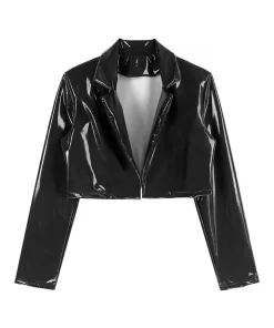 womens-black-faux-leather-short-racer-jacket